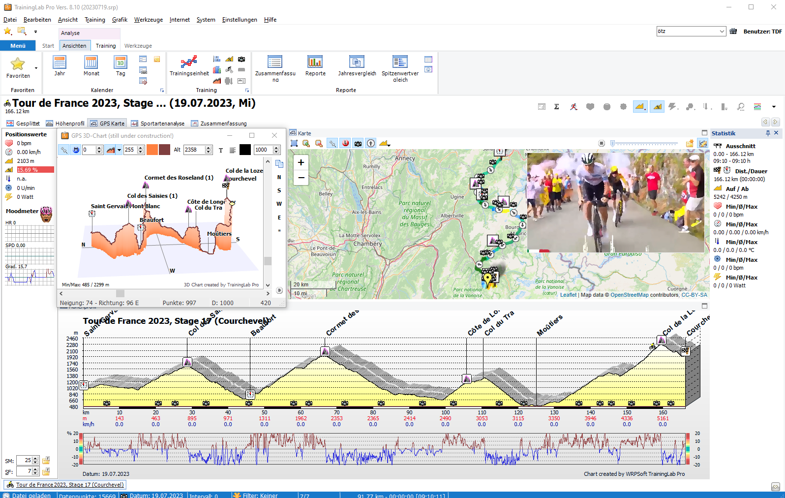 TrainingLab virtuelle Fahrt