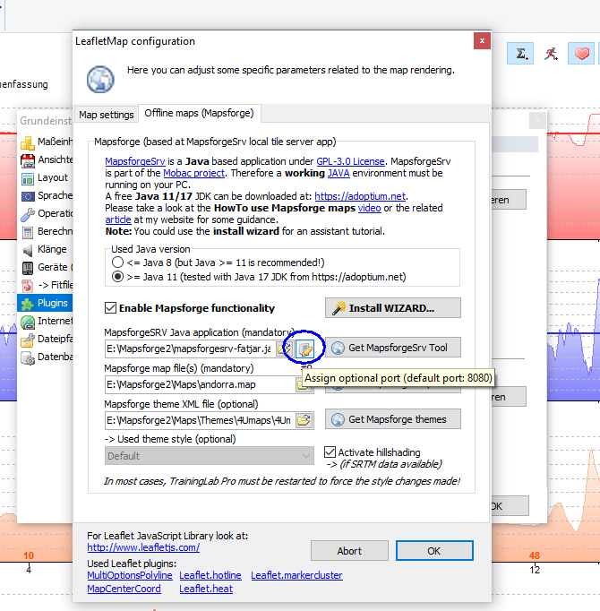 TrainingLab Leaflet Usage